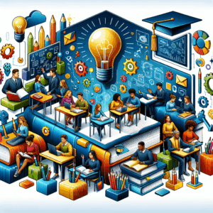 Rollenspiele – Typische Gesprächssituationen üben – AI Quiz Theme Image