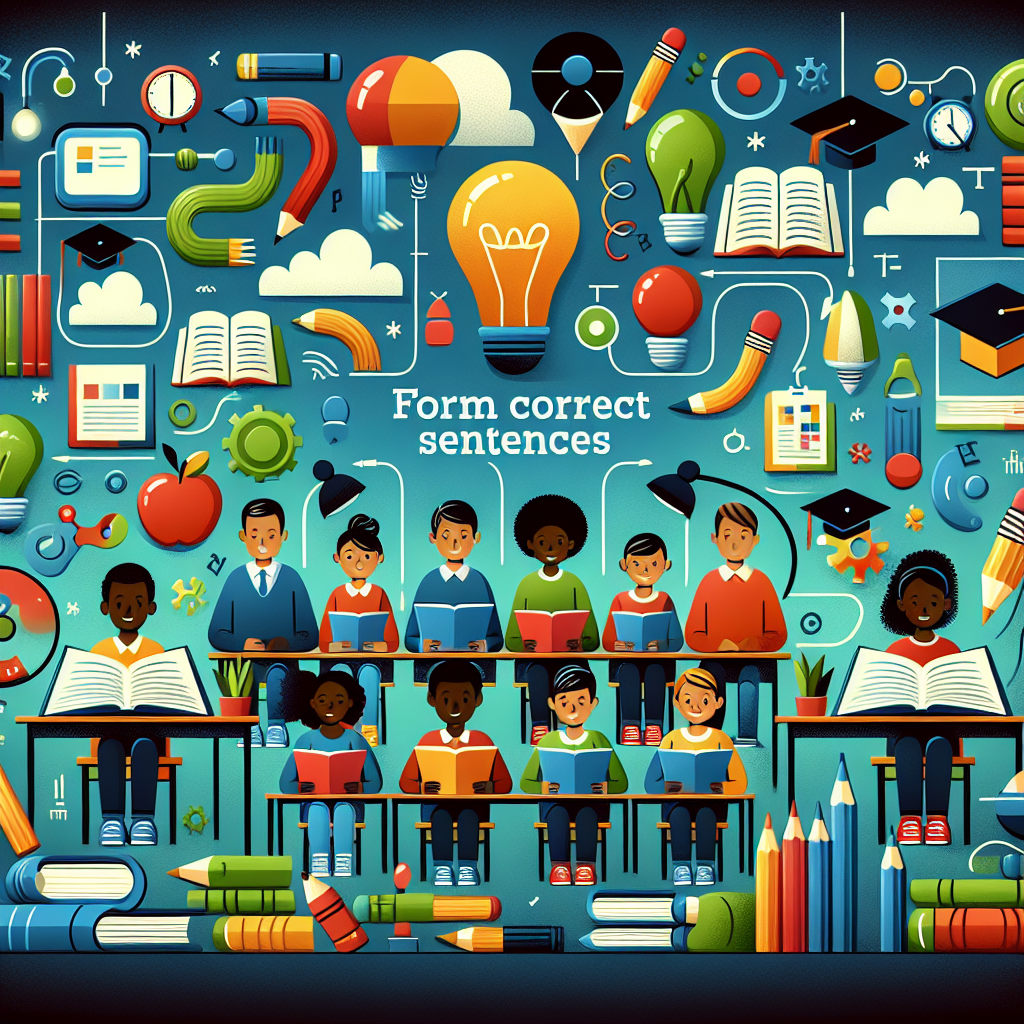 Schrijf het goed – Korrekte zinnen vormen – AI Quiz Theme Image